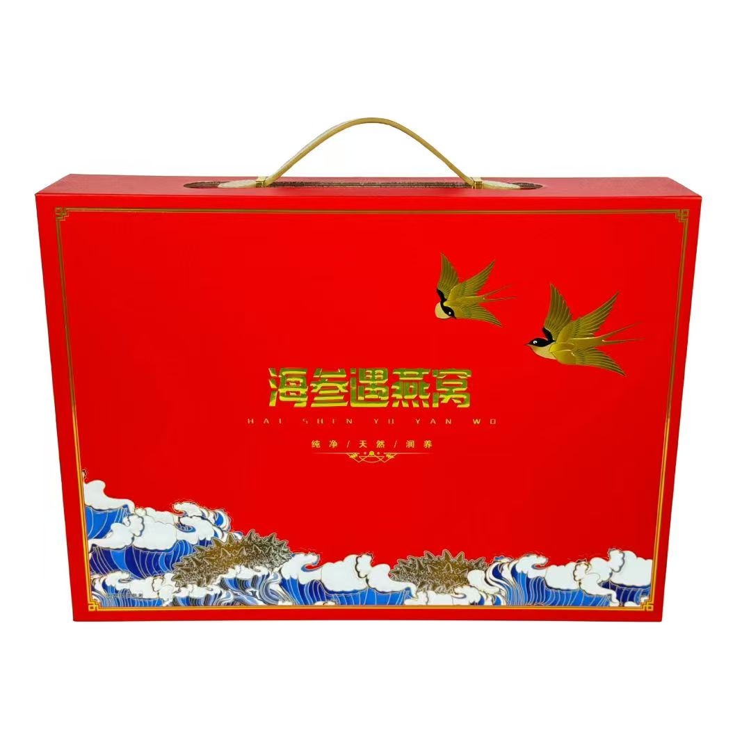 九月印象鲜炖海参系列海参炖燕窝精品礼盒装整只海参加燕窝炖制