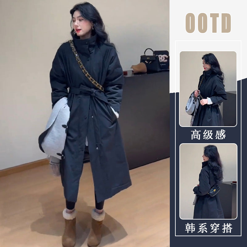 2025秋季新款今年流行爆款巨好看中长款外套小个子风衣女时尚漂亮