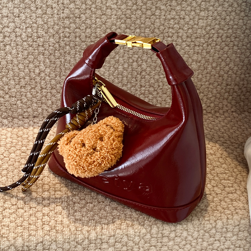 高级质感美拉德手提包手拎包包女式2025年秋季流行时尚单肩斜挎包