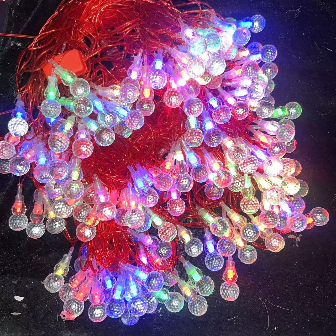 2026款【高端中国红】水晶葫芦新年节日必备氛围彩灯Q1