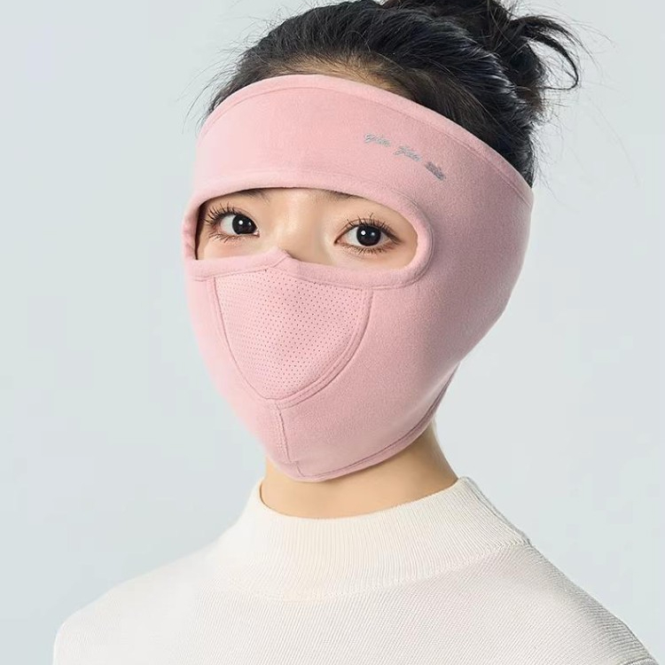 冬季保暖口罩女骑行防风防寒头套面罩男加厚加绒透气护全脸耳罩脸