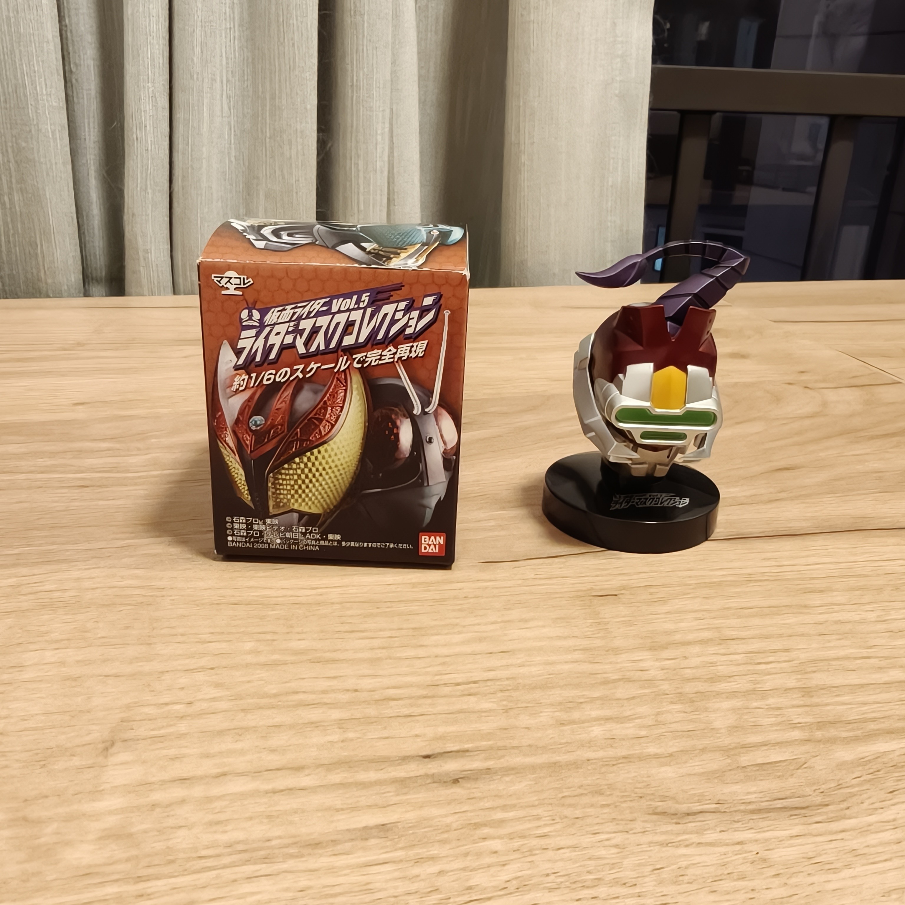 盒蛋 头雕 假面骑士甲斗 剑蝎 未爆甲 1:6 几乎全新