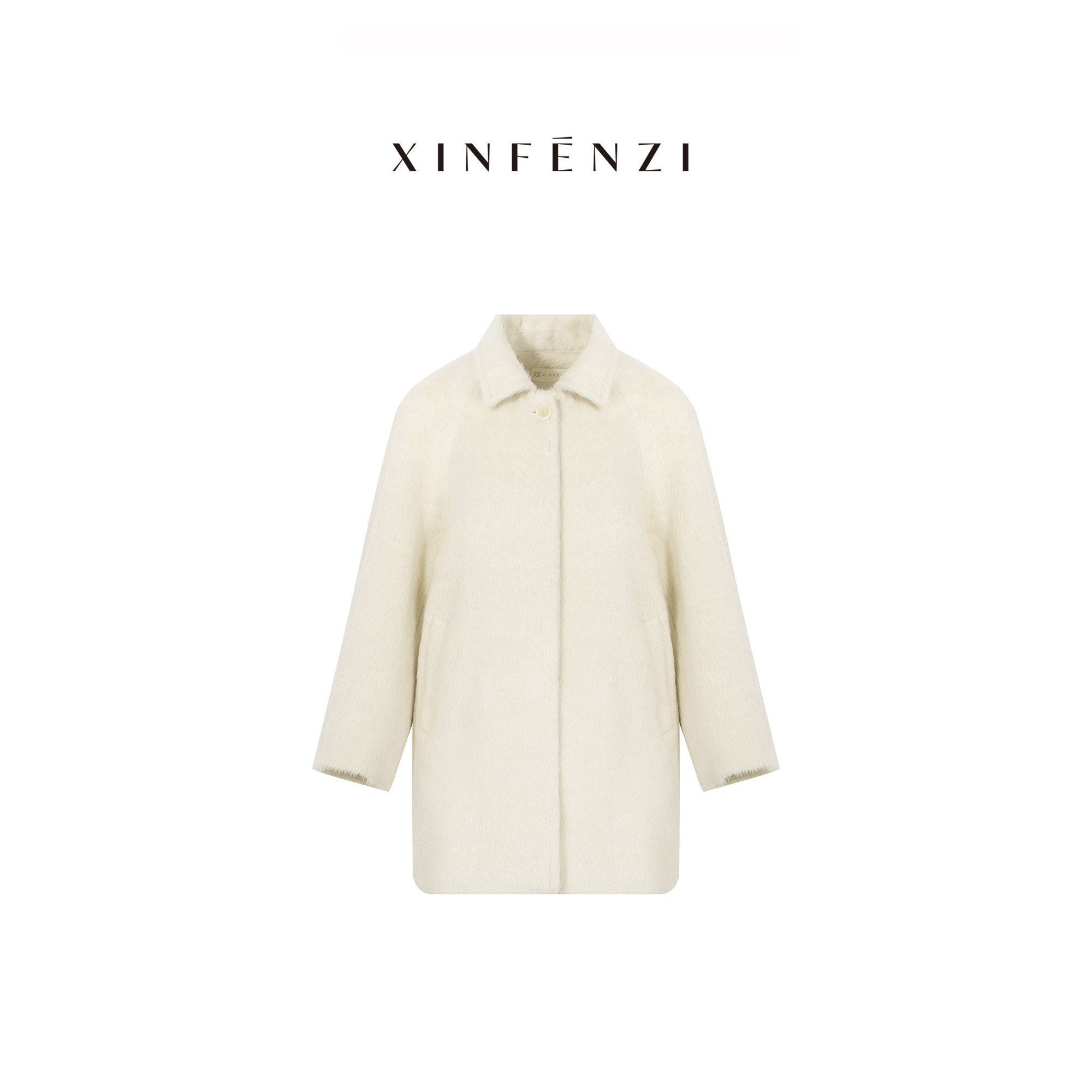 【一生所爱】XINFENZI 镇店王炸高端苏力款茧型大衣 WJK36433