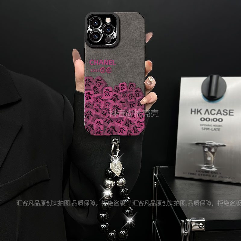 适用【苹果/oppo/华为/vivo/小米】瞳眼翻毛皮2026发财ins风手机壳