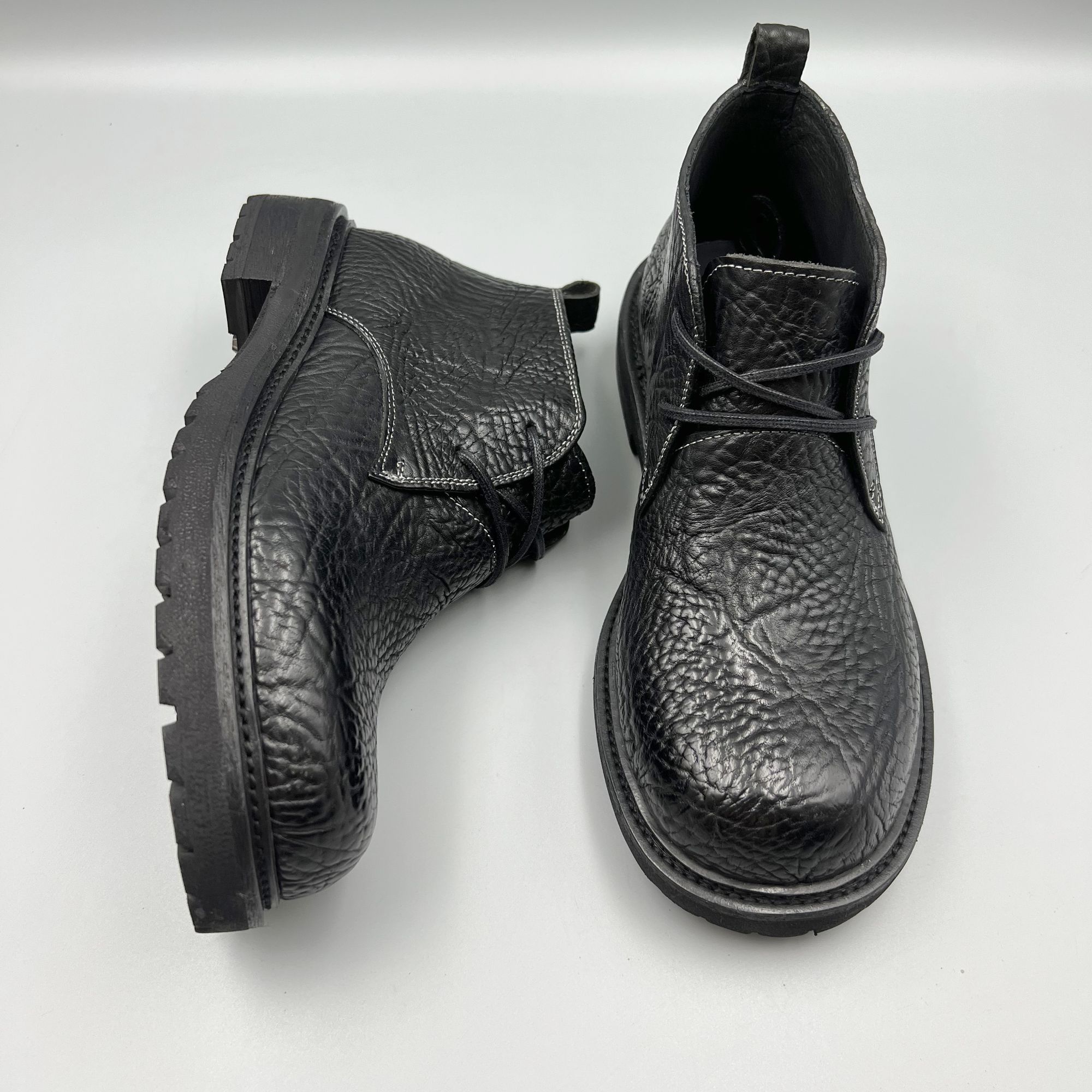 工装马丁靴秋冬男士加绒增高雪地靴男款黑色高帮美式圆头真皮