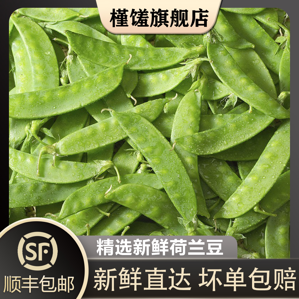 槿馐新鲜荷兰豆250g-2500g 新鲜蔬菜甜豆青豆菜豌豆农家5件包邮