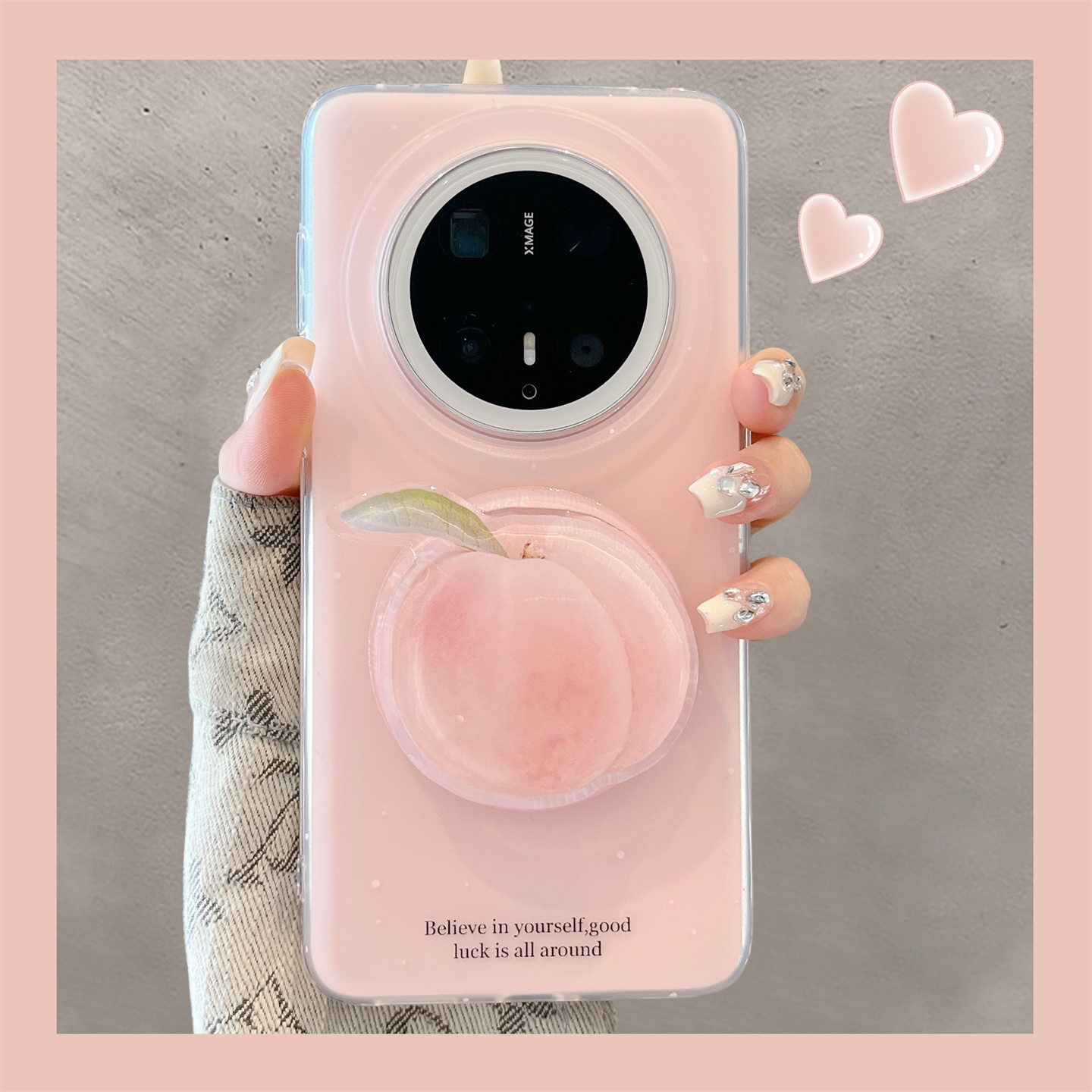 适用华为mate70pro+新款手机壳简约马卡龙水果磁吸支架mate60pro+