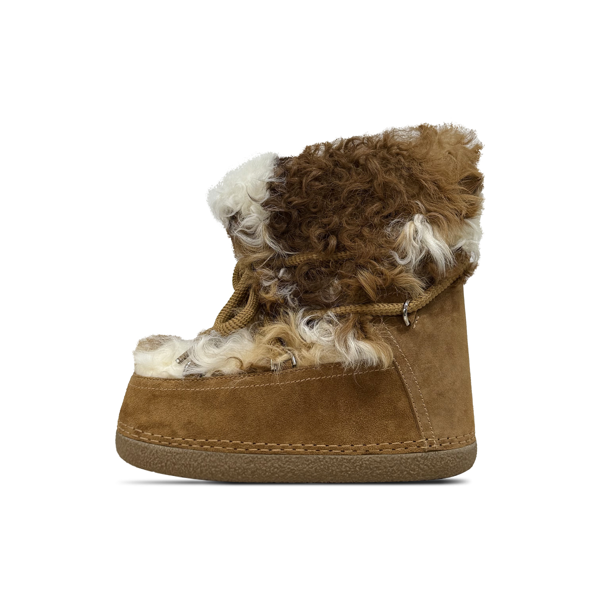 【极寒之地氛围感】100的羊皮毛一体雪地靴 脚上携带小火炉