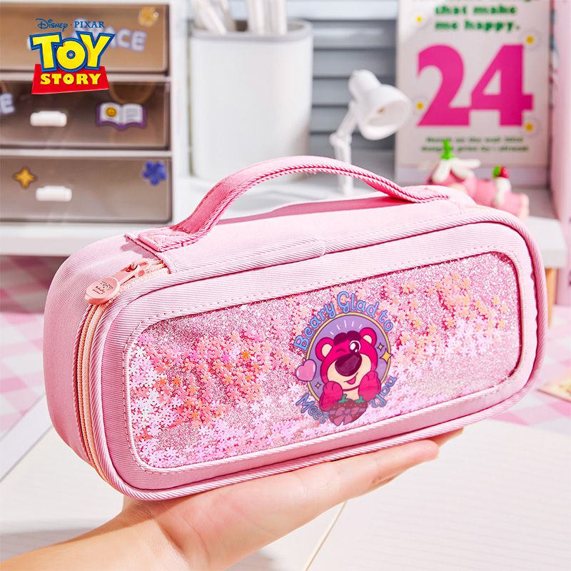 迪士尼笔袋女小学生2025新款大容量文具盒女孩笔袋ins高颜值学生