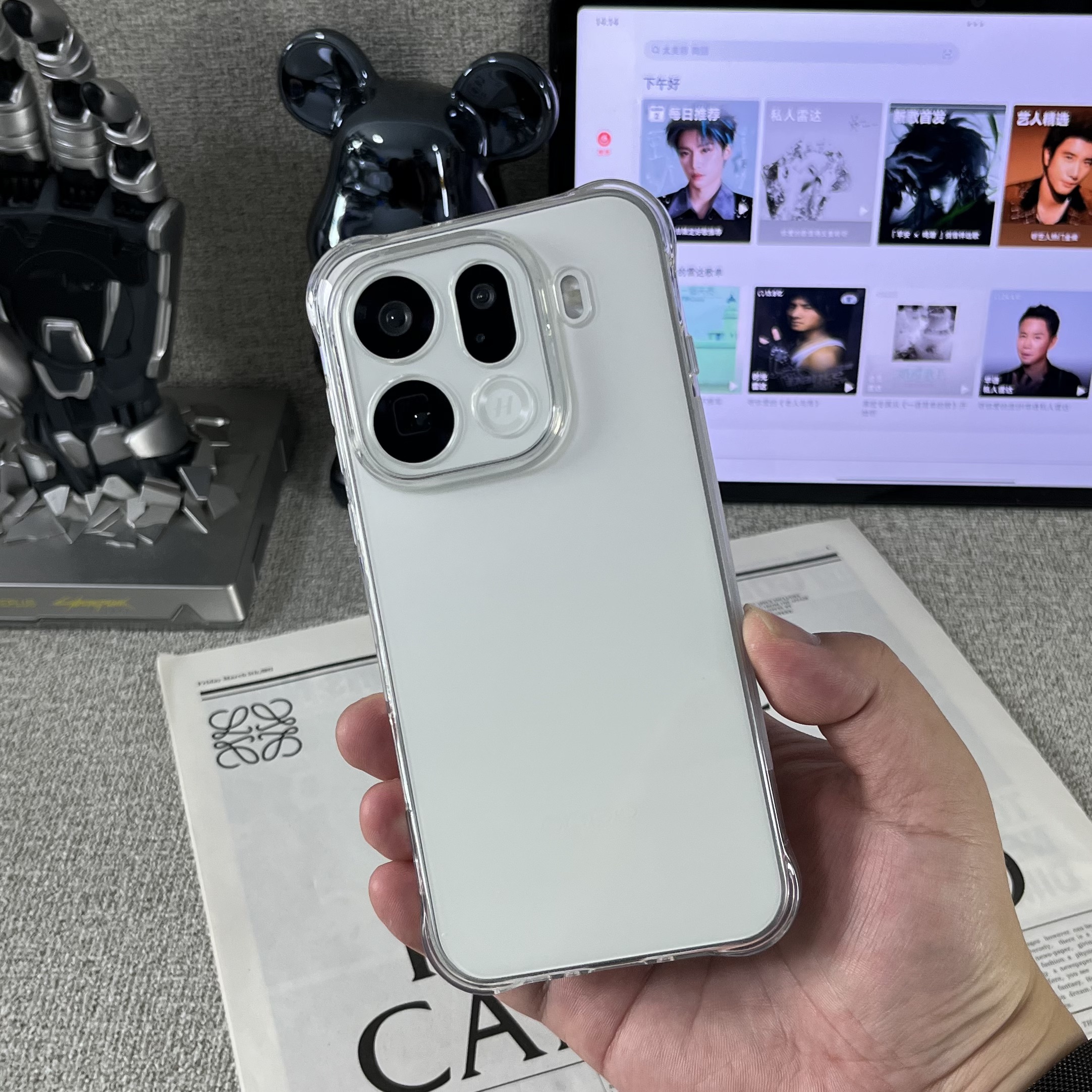 四角气囊超级防摔软壳适用OPPOFindx9Pro手机壳x9透明全包防摔套