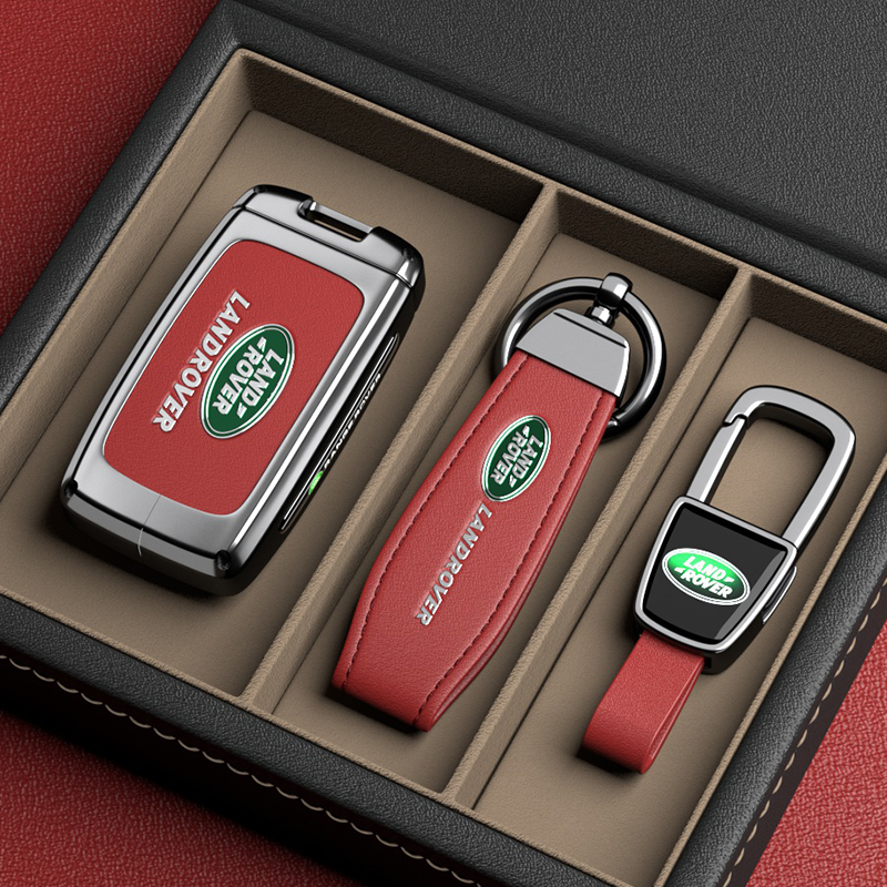 路虎钥匙套卫士用品极光改装发现神行专用揽胜运动版全包星脉壳扣