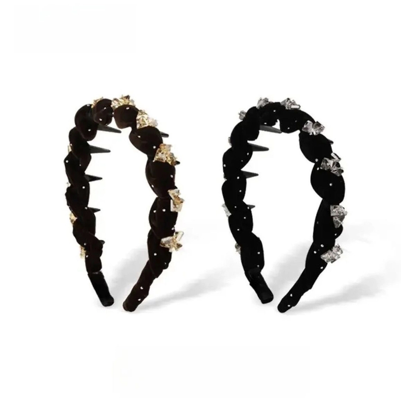 韩系原创设计复古港风欧美风发箍复古简约欧若精灵风小香风