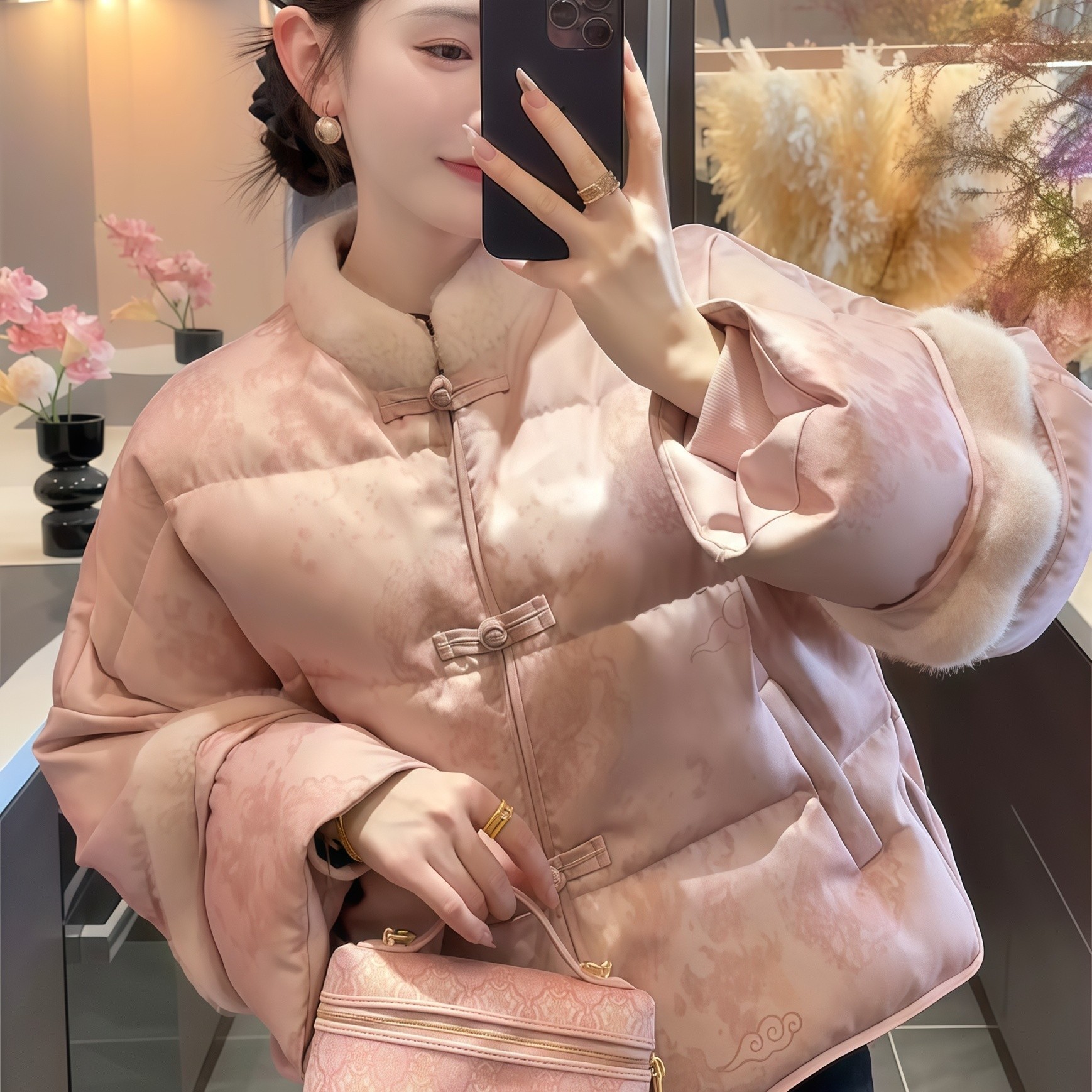 国风羽绒服女2025新款高级感新中式羽绒服气质显瘦减龄国风外套冬