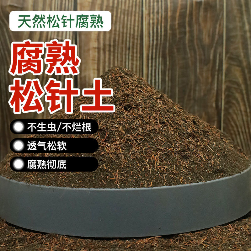 腐熟松针腐殖土兰花多肉养花土壤通用型腐叶种植土纯天然通用