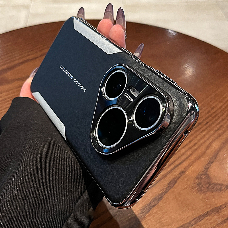 适用华为pura80手机壳pura80Pro素皮保护套男女士新款防摔高级感