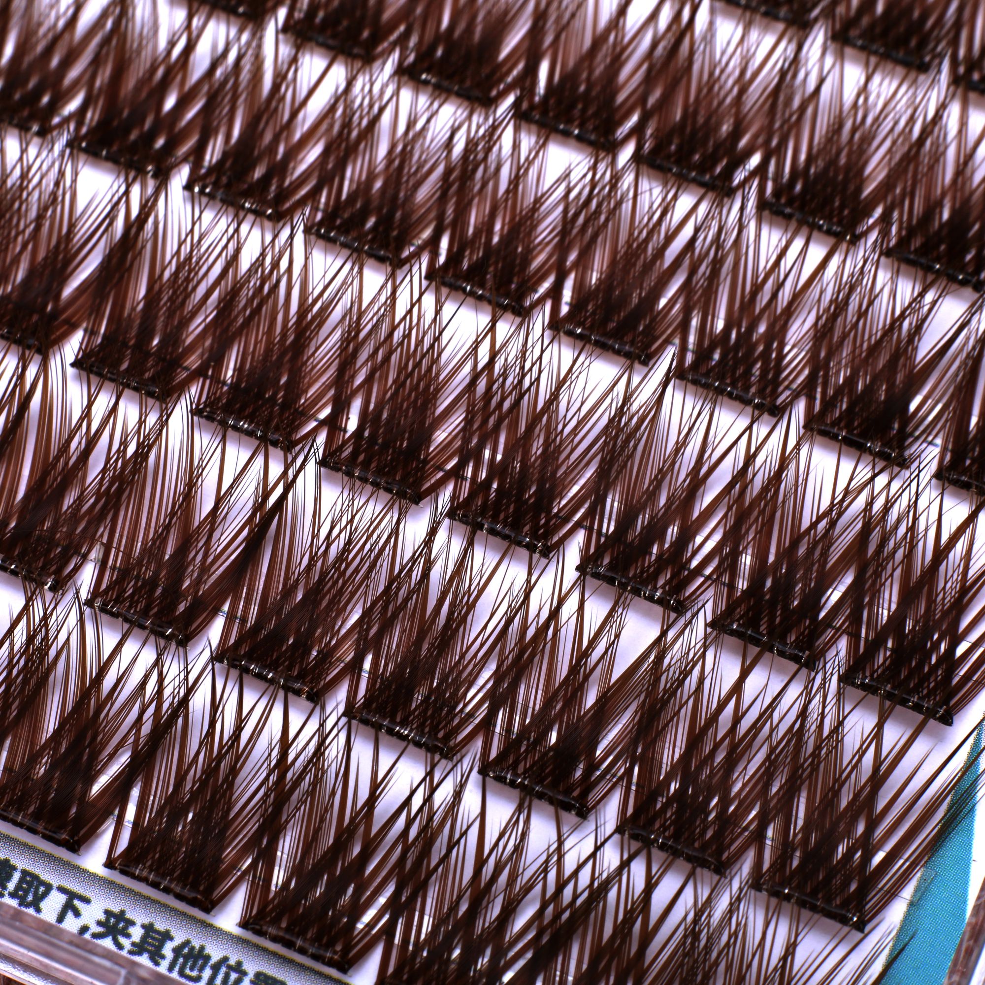 免胶款加长14mm焦糖棕色浓密懒人三部曲卷翘分段式新手适用假睫毛