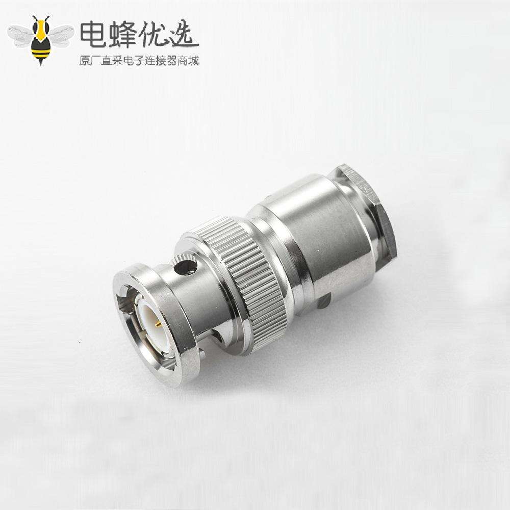 10 PCS  LMR300/5D-FB接线螺母锁紧BNC连接器公头直型