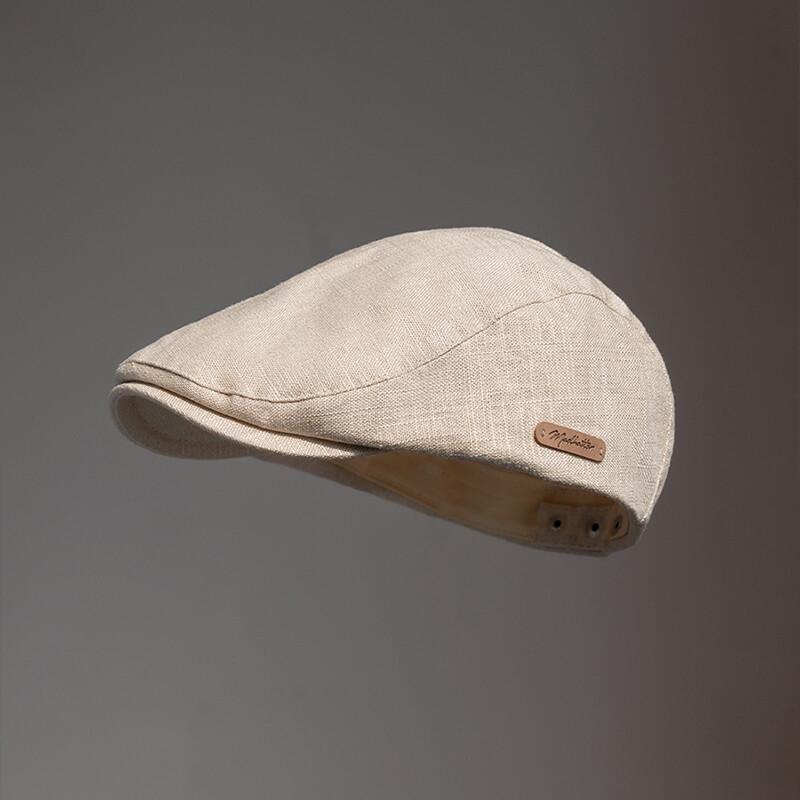 疯帽子 老钱风棉麻前进帽时尚休闲透气显脸小鸭舌帽子女春夏2025