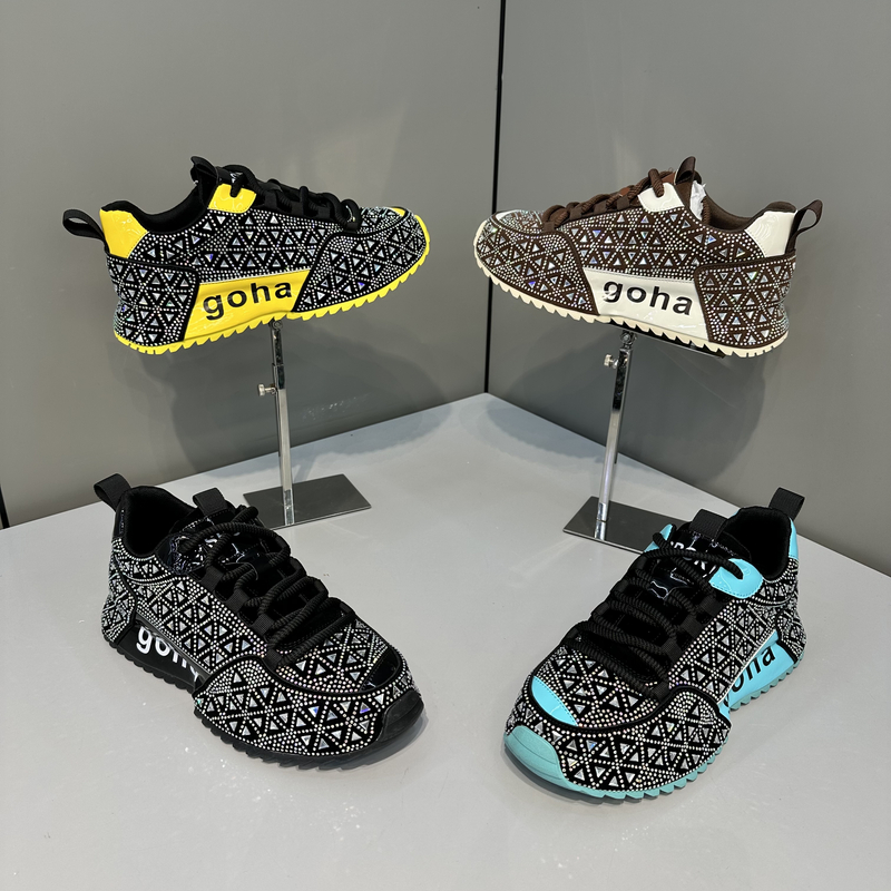 KRY潮牌男士满钻小众舒适软青春亮钻软底日常潮流潮鞋（皮鞋尺码）