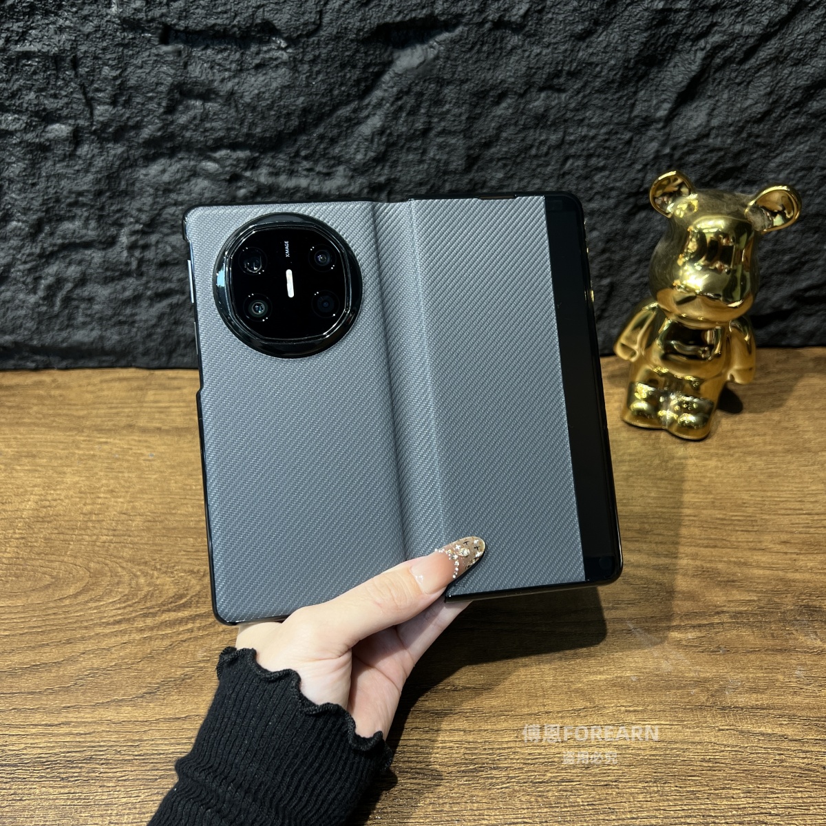 适用于华为matex5手机壳真全包翻盖式皮套matex6折叠屏保护套真皮