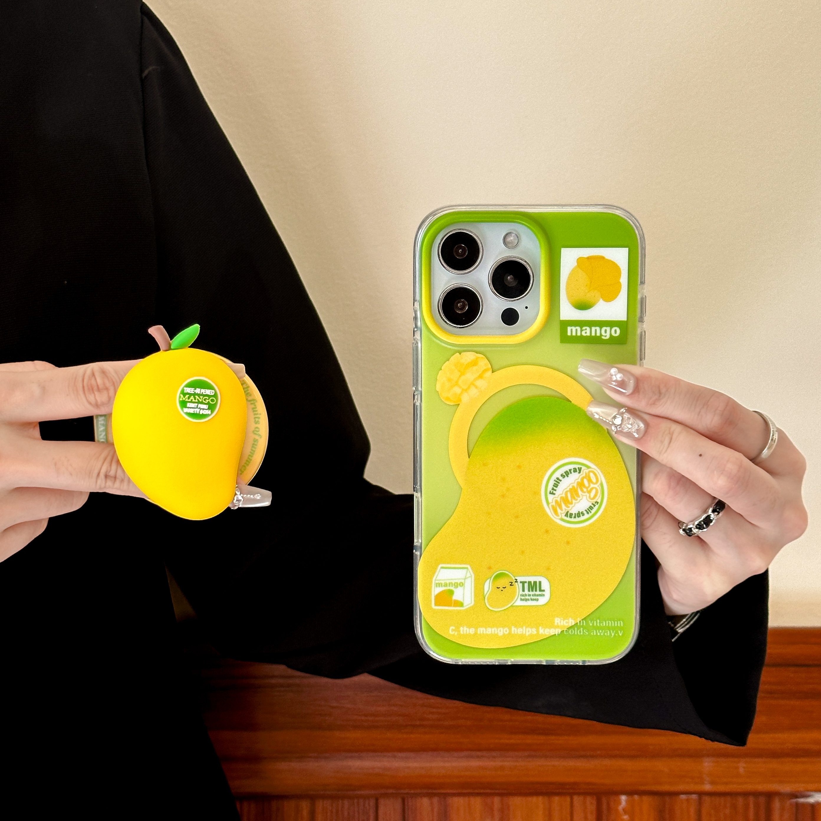 【16包相机按键】芒果适用于苹果16/15/14/13手机壳iphone16promax