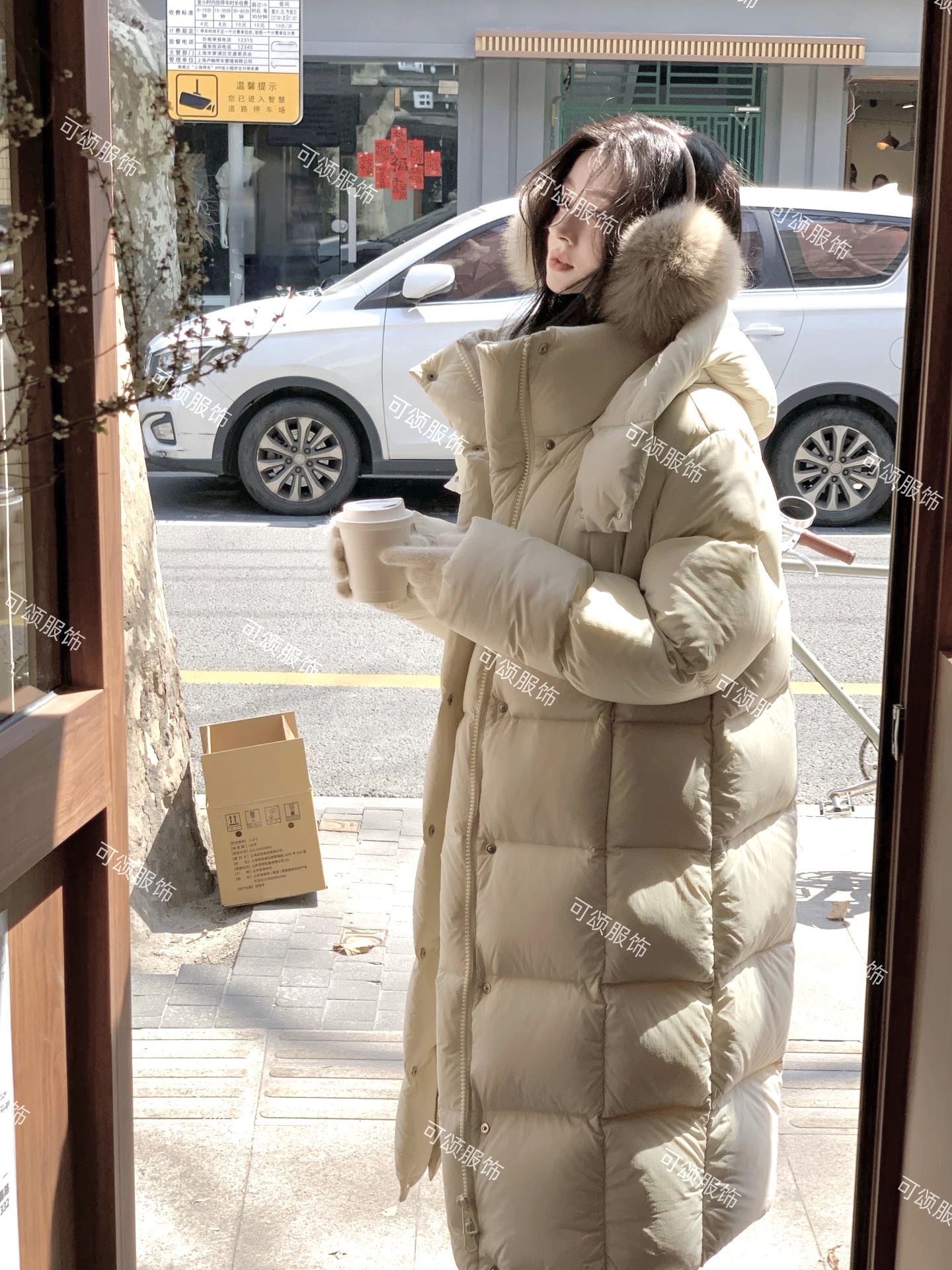 【视频升级款】新款云朵零压感高端过膝大被子加厚连帽羽绒服长款