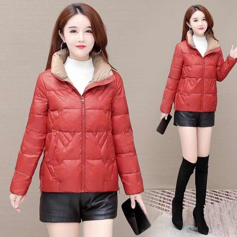 秋冬新款短款女士修身时尚洋气小个子爆款小香风棉服外套