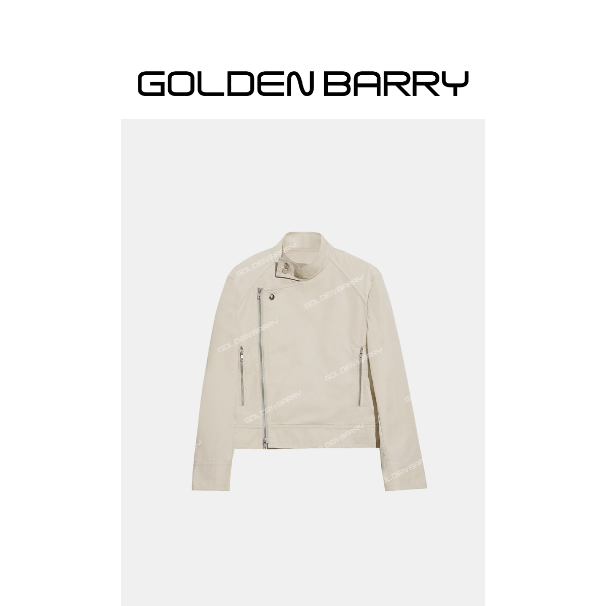 GOLDENBARRY|122183“摩登旅人”韩系立领夹克外套