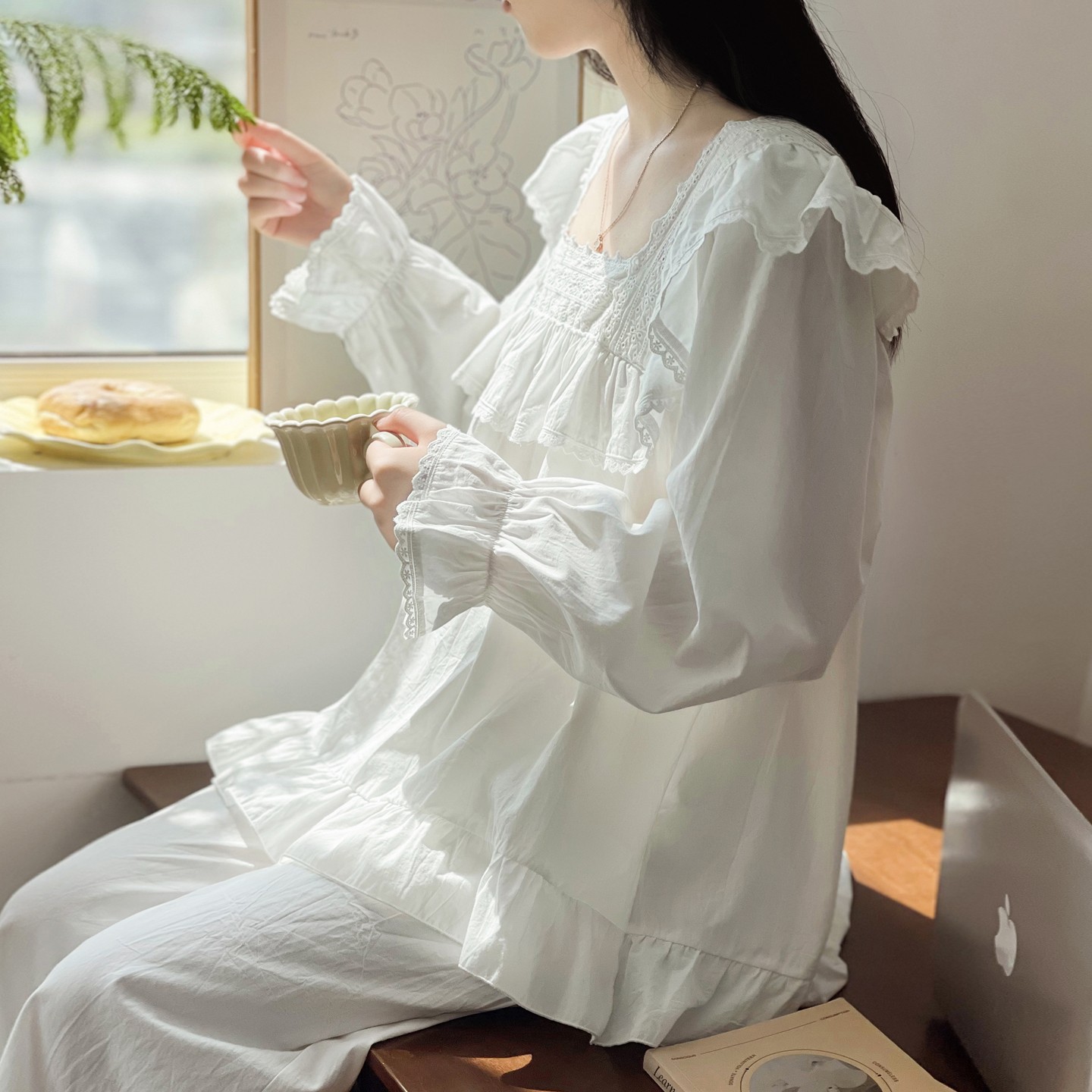 睡衣女士春秋纯棉长袖女款秋季2025年新款高档公主大码宽松家居服