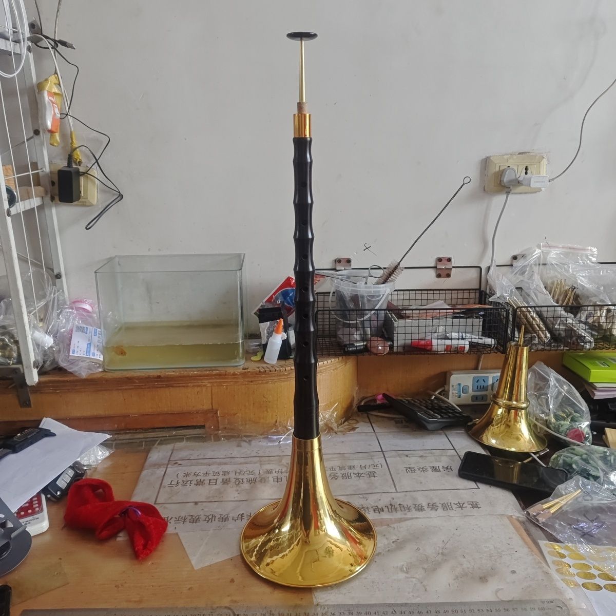 大F调小把位大堂口唢呐采用紫光檀木料适用于各地区红白喜事使用