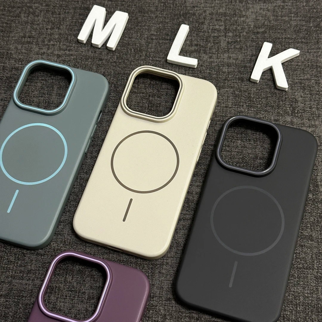 飞虎胜简约高级质感柔润磁吸适用iPhone16Pro手机壳苹果15/14硬壳