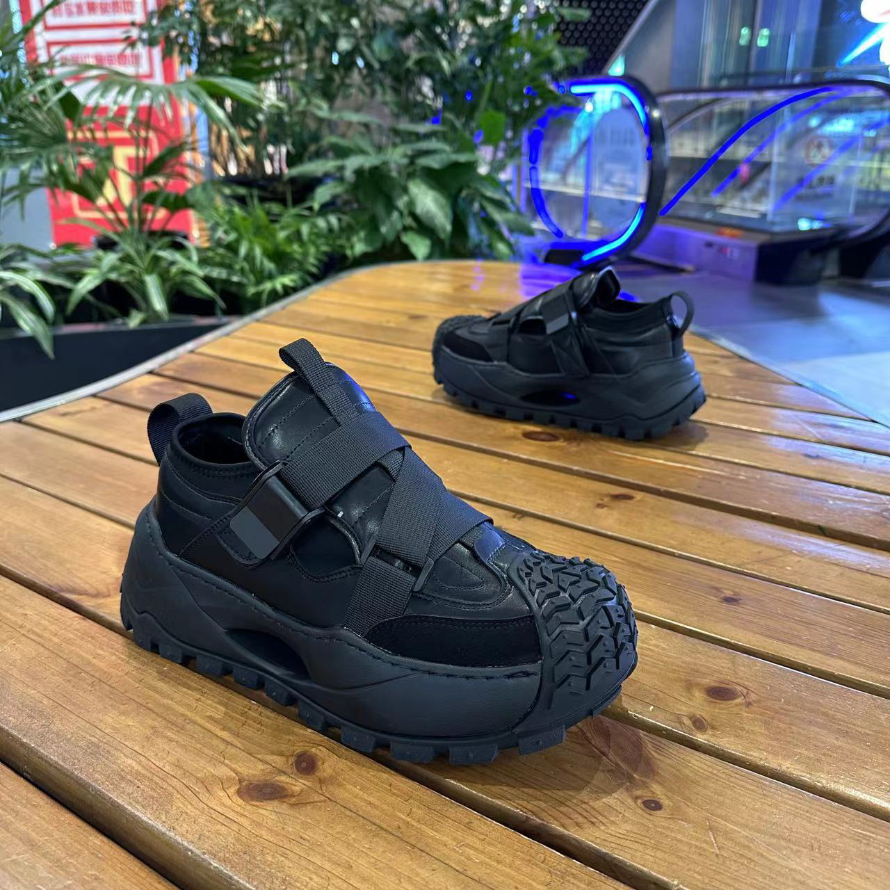 车缝线89-526-5透气运动休闲鞋休闲皮鞋休闲鞋秋冬男士户外