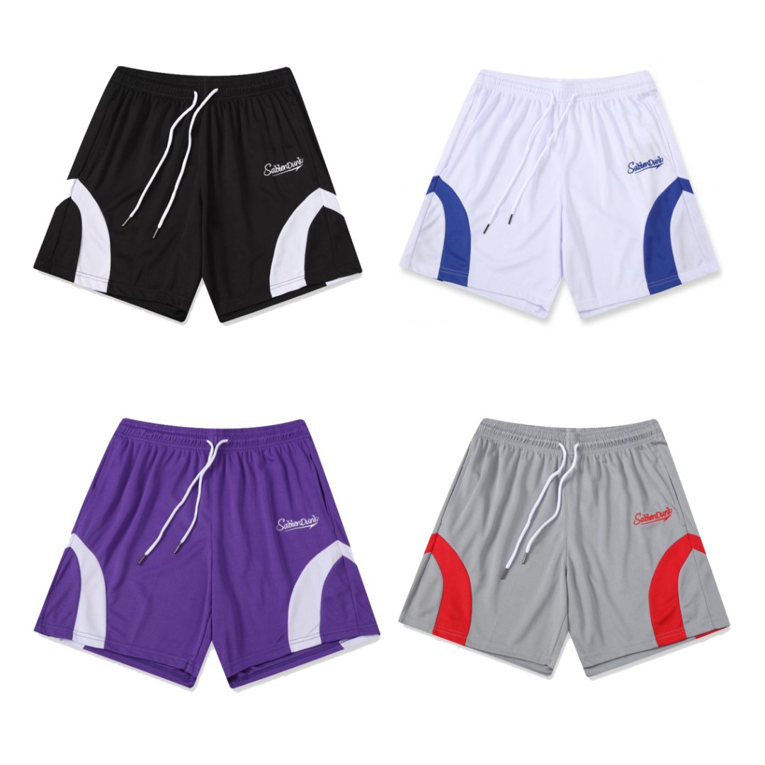 美式运动短裤透气速干篮球裤潮流健身网眼跑步不过膝清爽四分裤