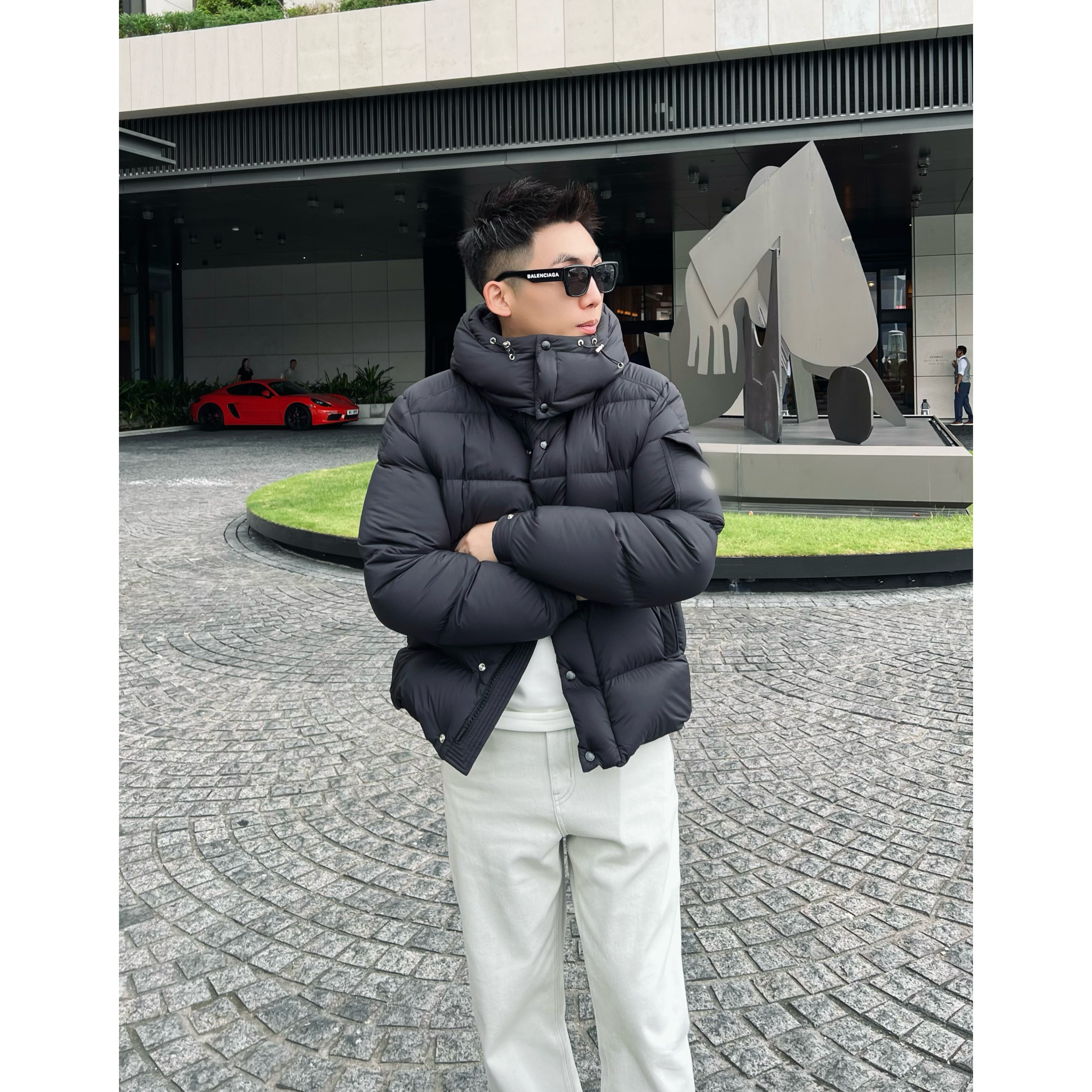 【雪山MAYA】冬季新款300克加厚90白鸭绒连帽羽绒服夹克外套李查德