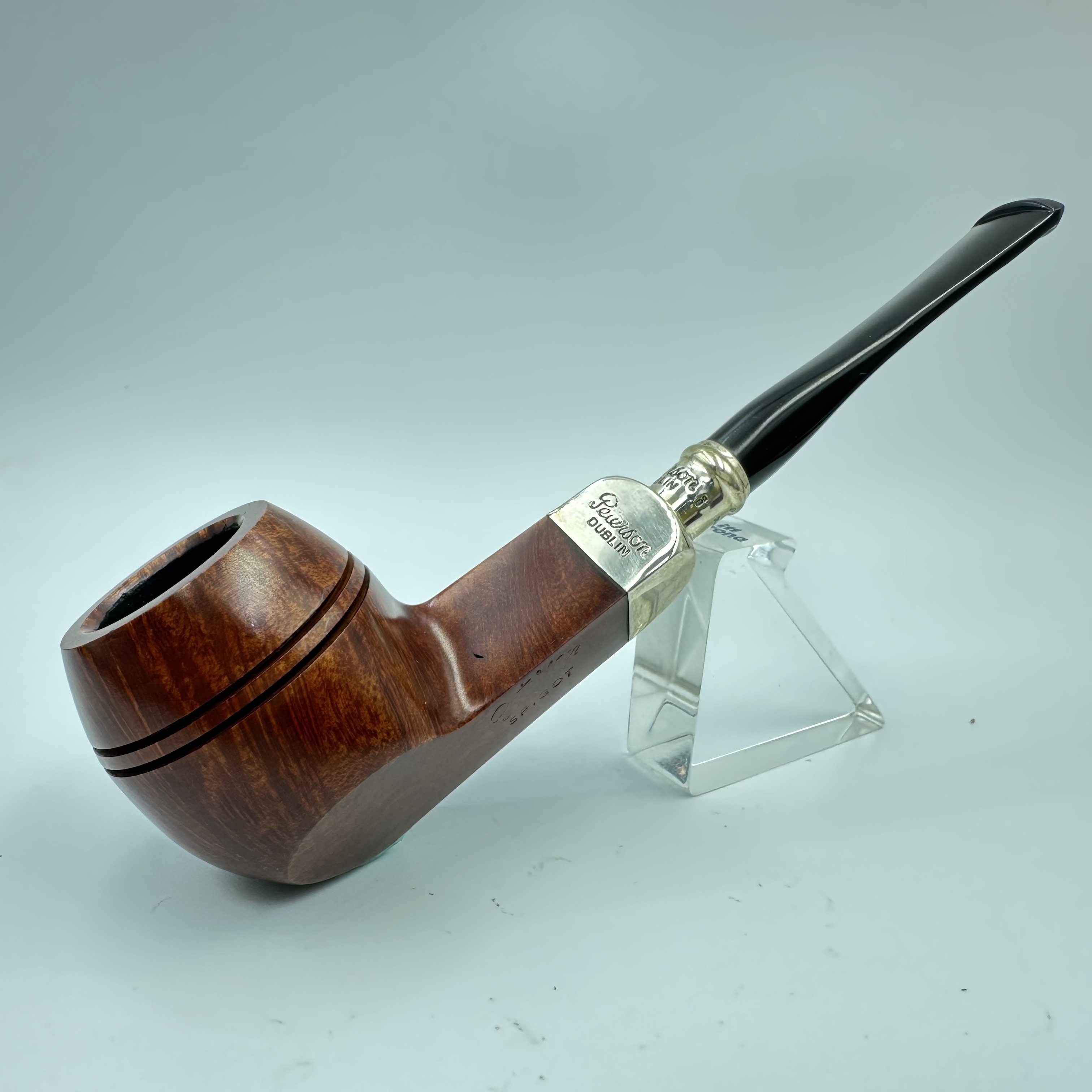 彼得森Peterson 高阶系列陶色光面150军插925银饰圈石楠木烟斗