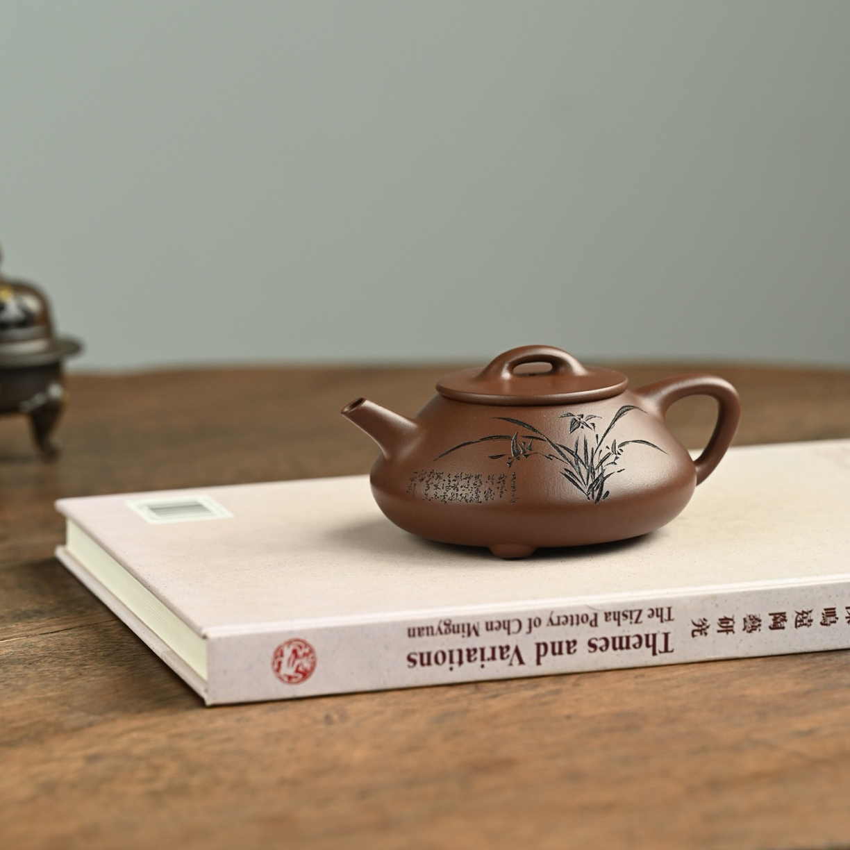 福瓢·雅器  紫砂壶老味十足容量200cc/极品紫泥