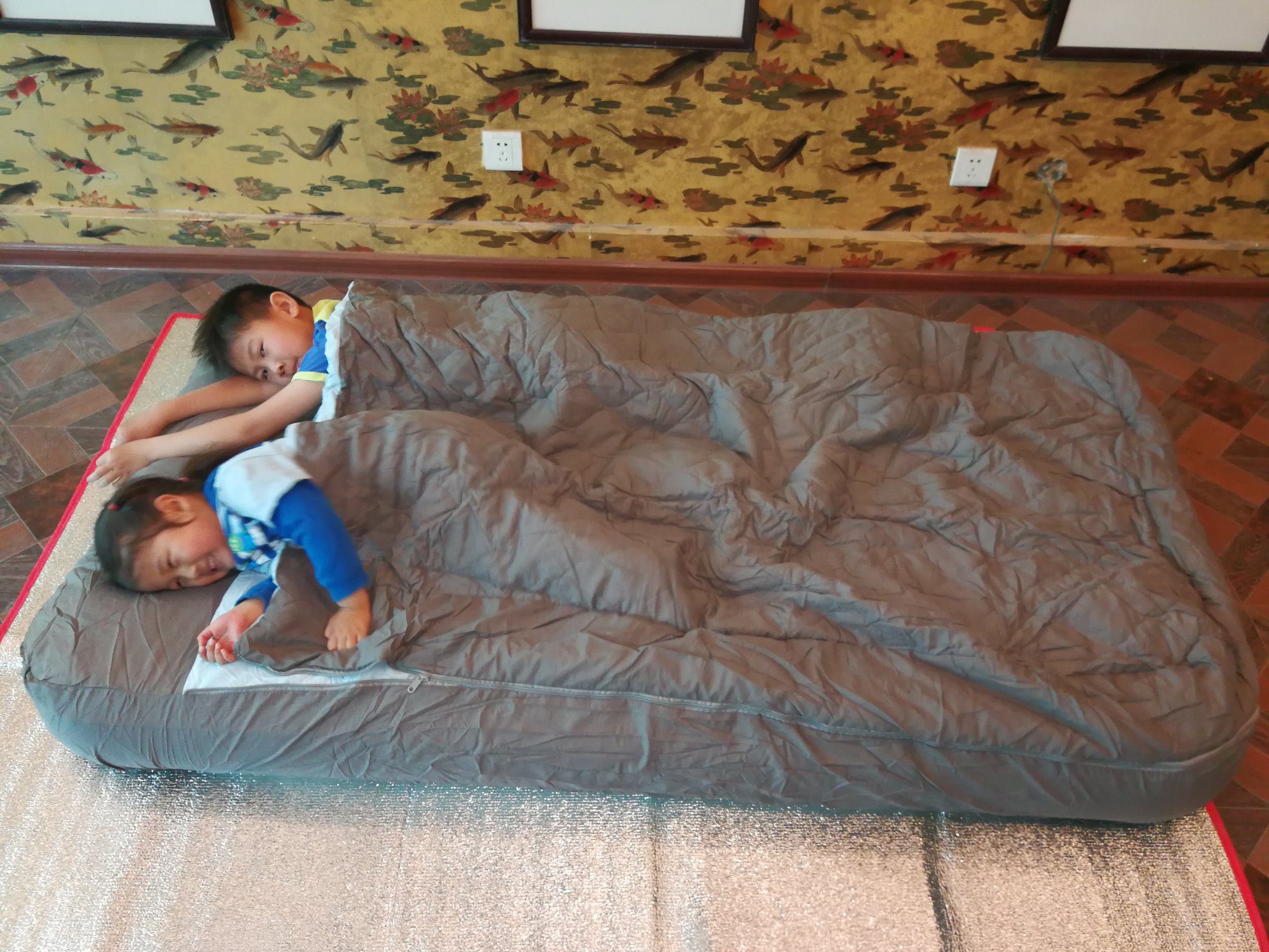 188*99*22cm充气床垫搭配睡袋充气泵加宽睡袋