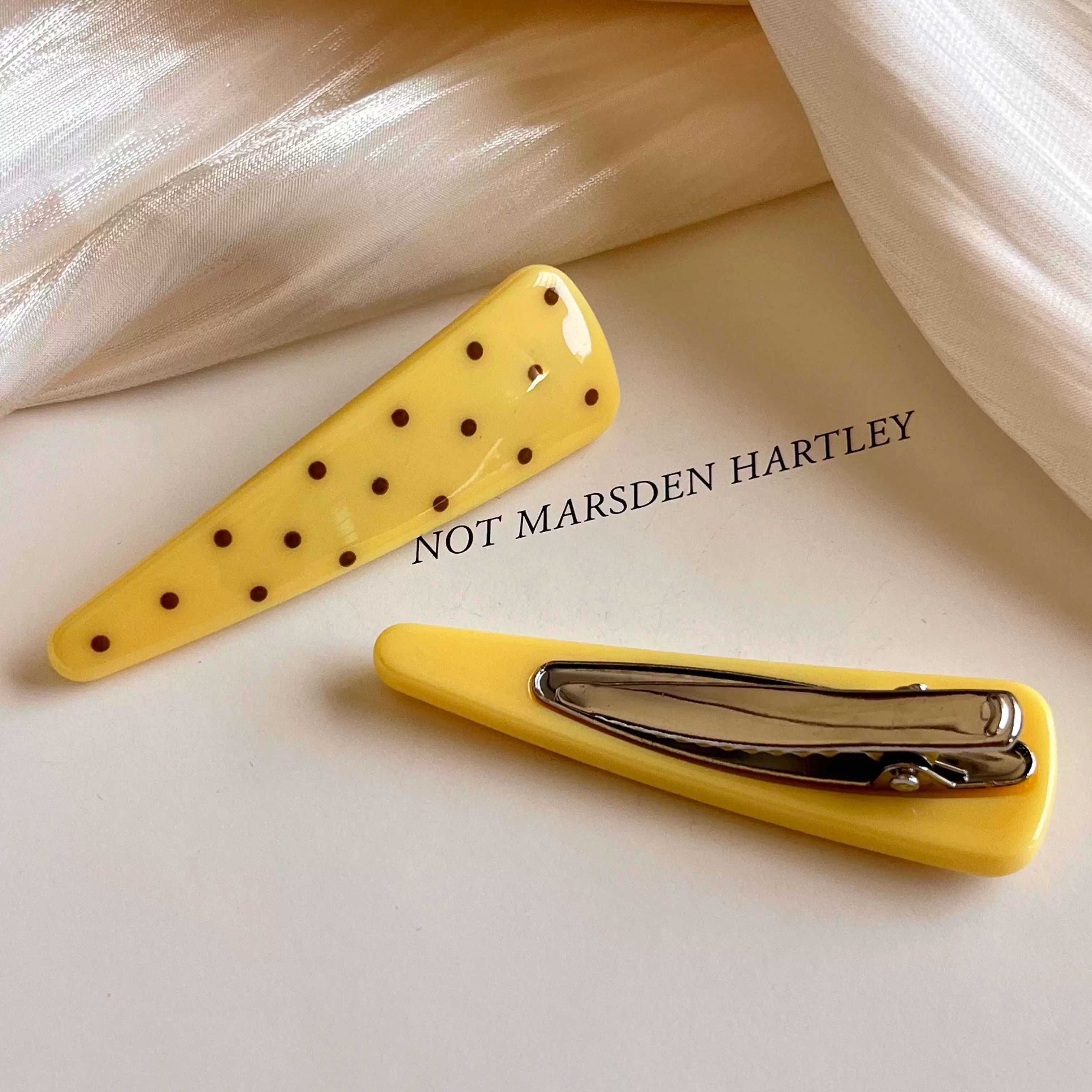 韩国波点发夹bb夹夹子发卡日韩发饰复古港风边夹侧边刘海碎发夹