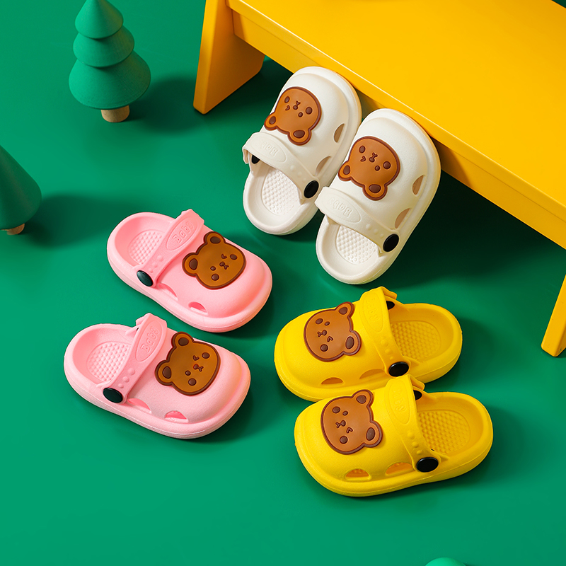 儿童拖鞋小孩凉拖鞋儿童可爱包头软底凉拖防滑宝宝鞋居家女童拖鞋