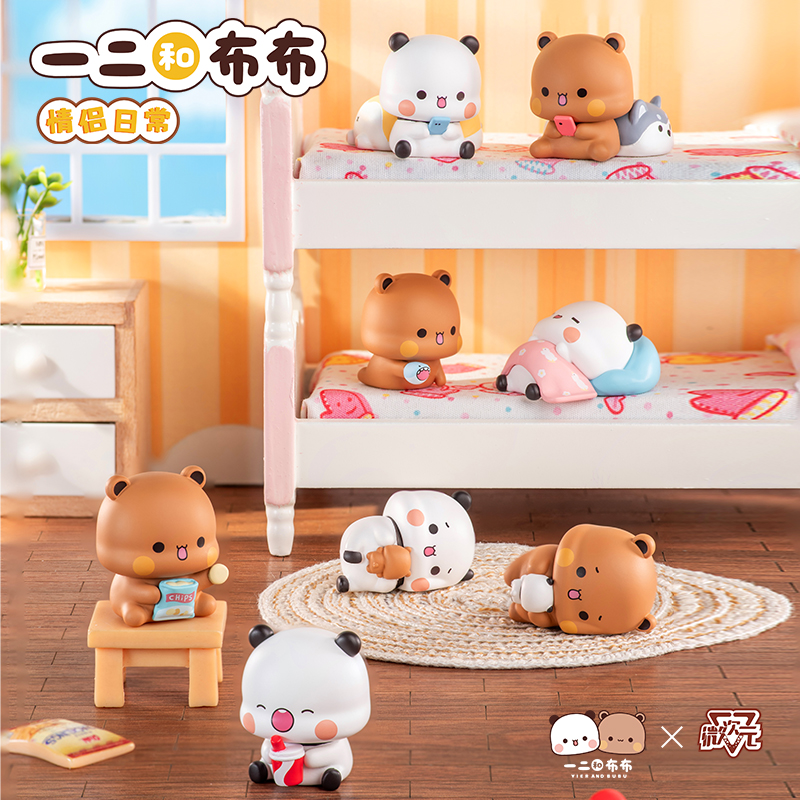 动物次元一二布布盲盒二弹三弹公仔潮玩手办车载摆件玩具名创正品