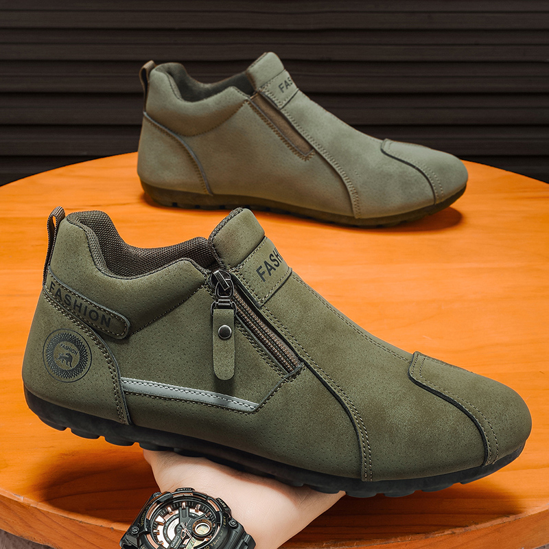 2025森刻男鞋百搭休闲鞋一脚蹬运动鞋软底跑步鞋阿甘鞋防滑男鞋