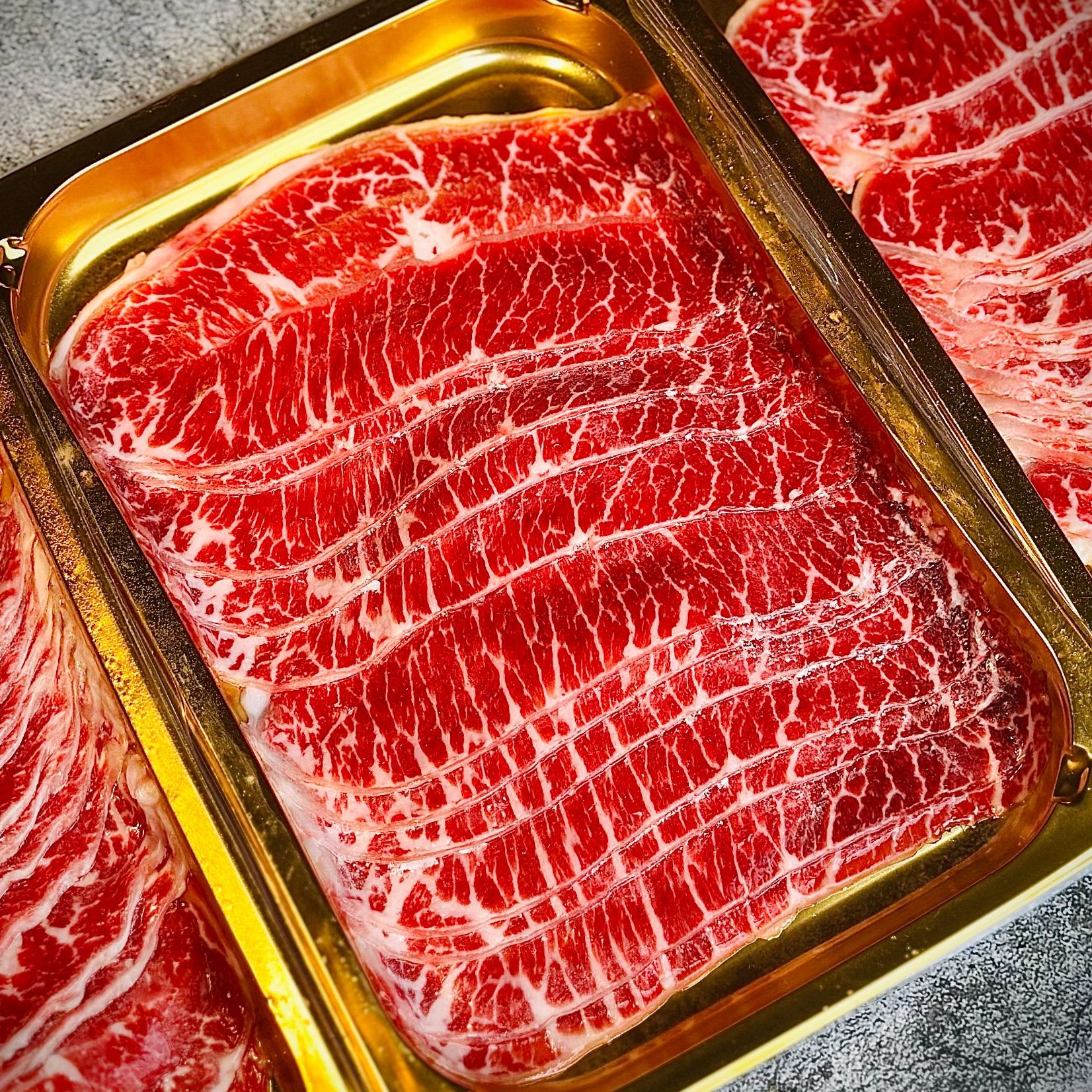 【无激无抗】澳洲安格斯M3+板腱寿喜烧烤肉纯牛肉100% 原切牛肉片