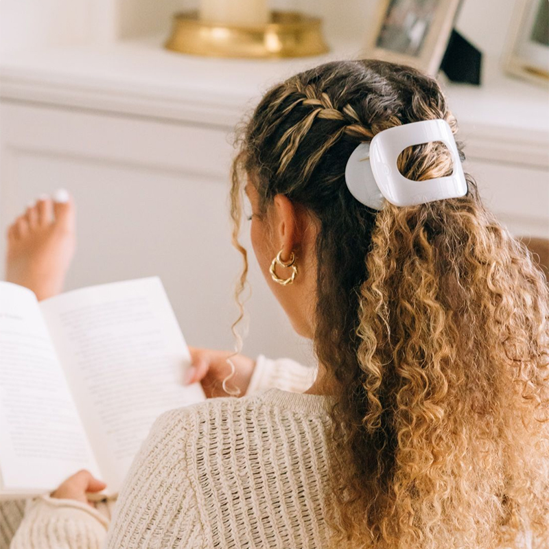 TELETIES新款高弹网红魔力发抓发夹时尚简约头饰抓夹发饰贝壳夹