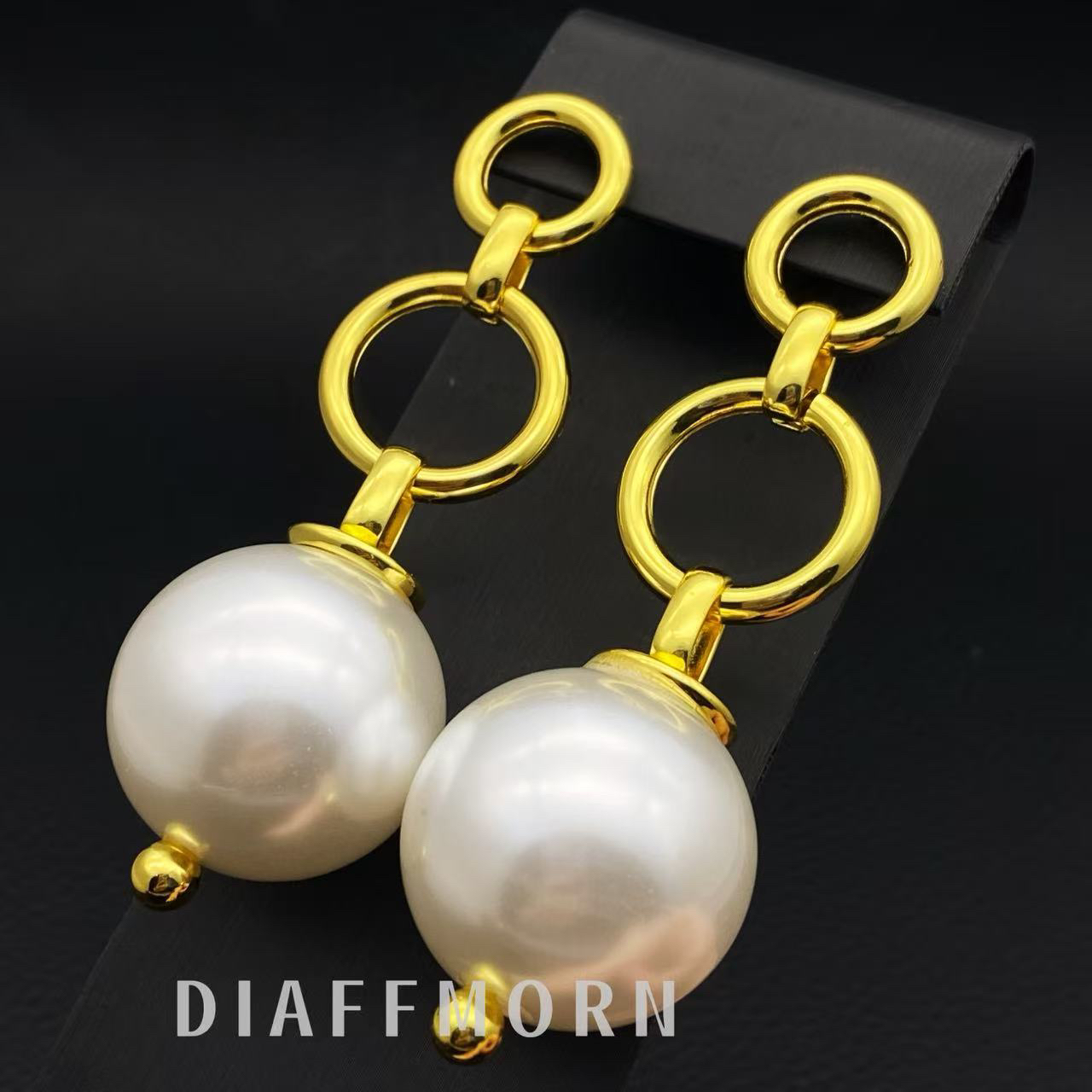 铜合金耳饰 YInMan〖财阀千金〗 法式复古优雅小众耳环