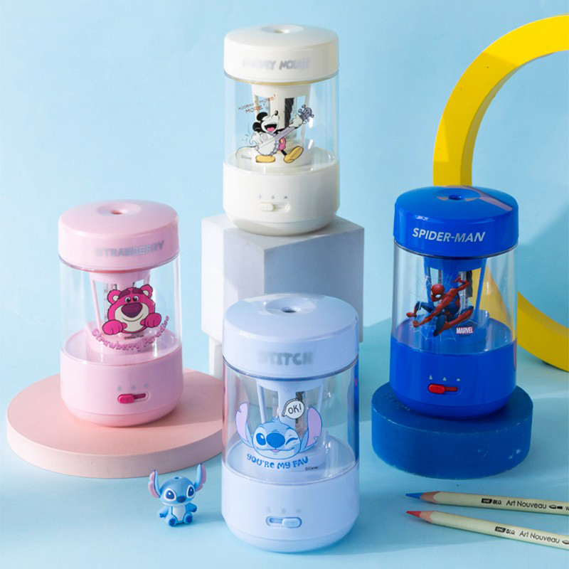 UME/联众全自动削笔器小学生电动刨笔机自动进铅电动转笔刀充电款