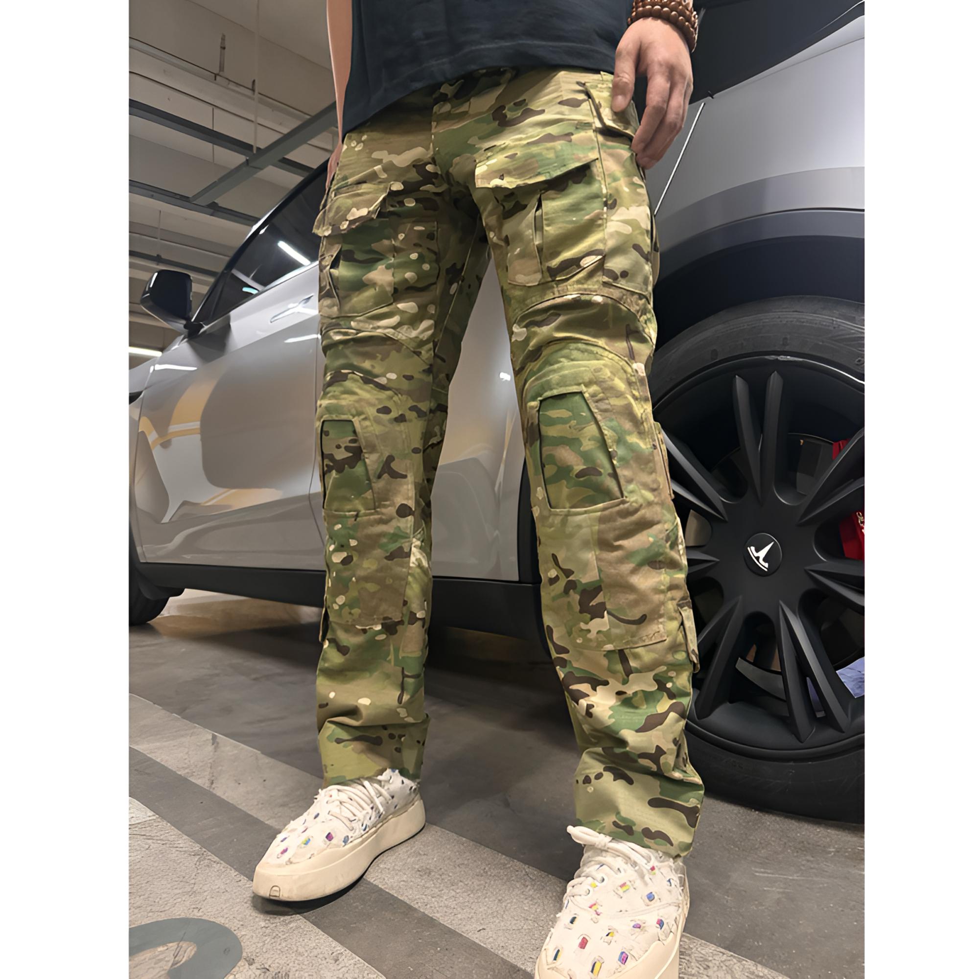 G2G3户外工装裤迷彩裤多口袋战术裤耐磨防泼水登山裤作训裤骑行裤