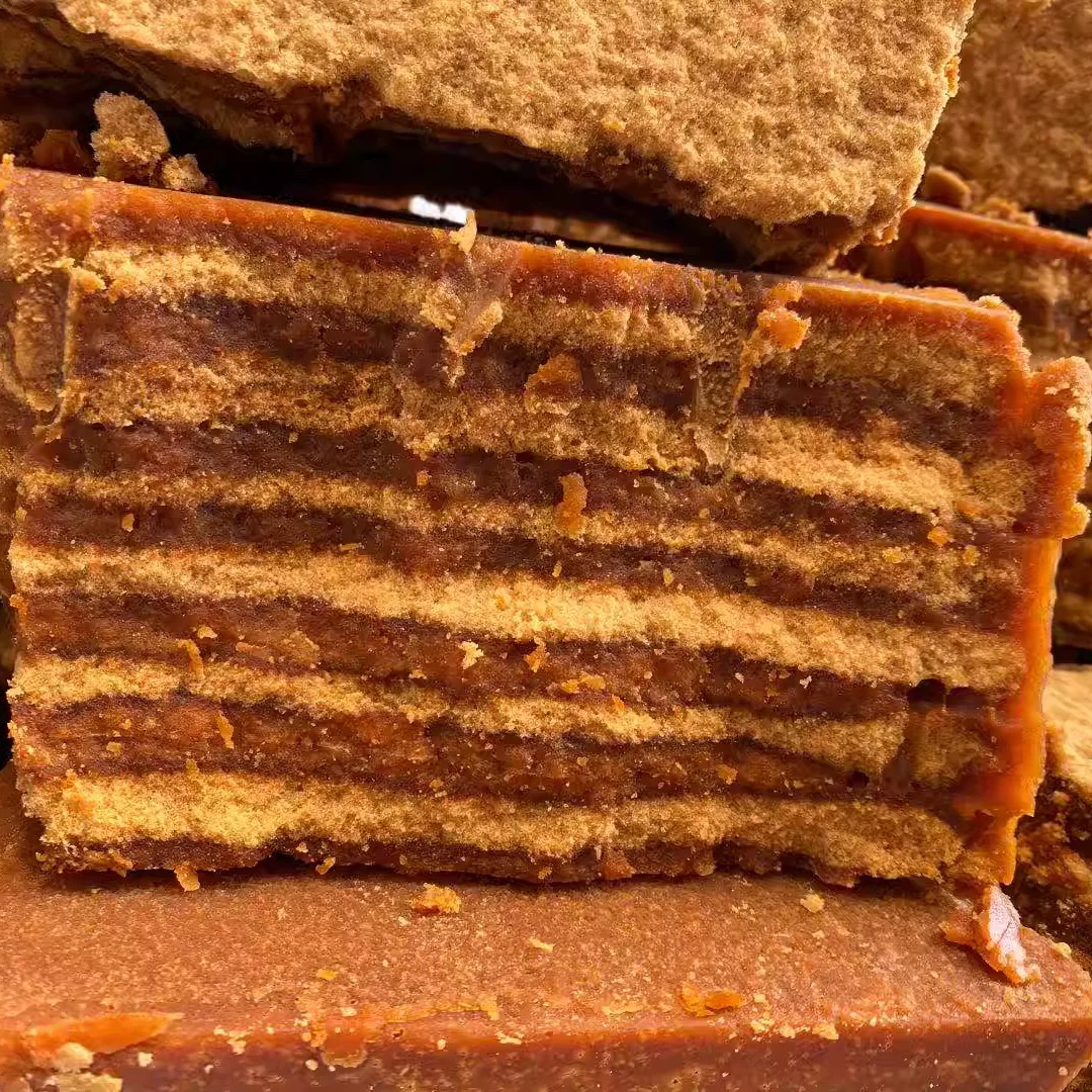 云贵川古法纯甘蔗翻砂老红糖手工风味独特