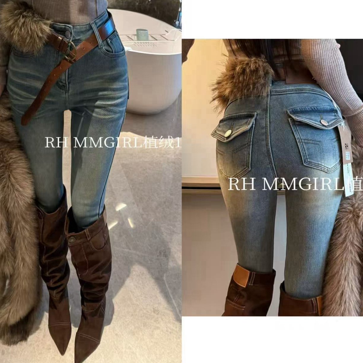 爆款加绒神裤 小脚裤显瘦