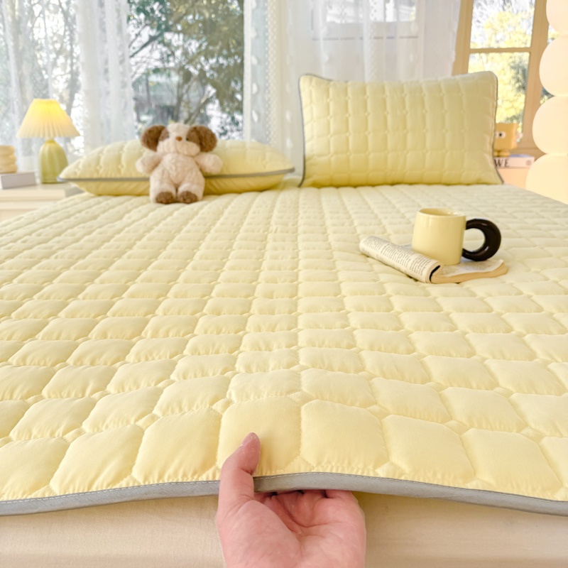 亲肤磨毛床垫2025新款床护垫铺床褥子单人可折叠学生宿舍夹棉床垫