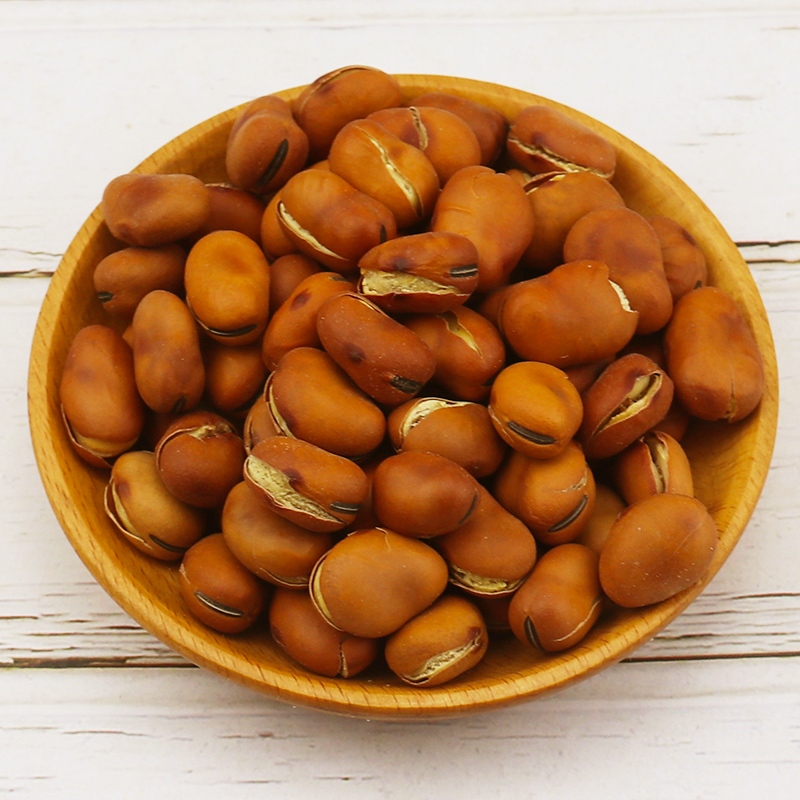 四川铁锅炒蚕豆微咸熟500g香脆休闲零食炒货特产胡豆干炒怀旧年货